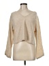 Naadam 100% Cashmere Metallic Tan Cashmere Pullover Sweater Size S - photo 1