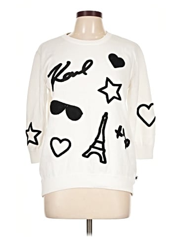 Karl Lagerfeld Paris Pullover Sweater (view 1)