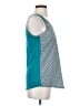 The Limited 100% Polyester Teal Tank Top Size S - photo 4