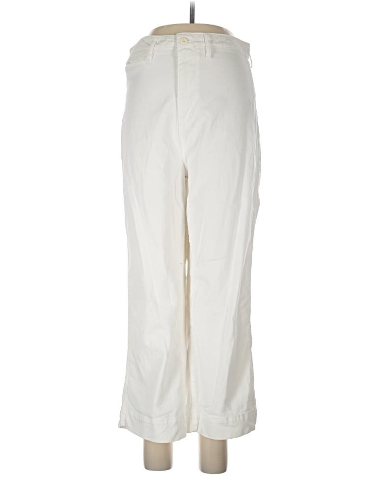Pre-owned Quince Casual Pants In Ivory