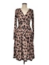 Styleword Animal Print Brown Cocktail Dress Size M - photo 1