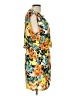 Eight Sixty 100% Polyester Tropical Yellow Casual Dress Size L - photo 4