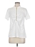 MICHAEL Michael Kors White Short Sleeve Blouse Size M - photo 1