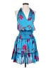 BCBGMAXAZRIA 100% Polyester Blue Cocktail Dress Size XS - photo 1