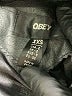 Obey 100% Polyester Leopard Print Black Jacket Size XXS - photo 3