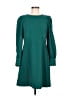 J.Crew Solid Teal Casual Dress Size 8 - photo 1