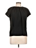 Chaus 100% Polyester Black Short Sleeve Blouse Size 12 - photo 1