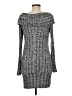 Ruby Rox Tweed Gray Casual Dress Size M - photo 2