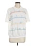 Alfred Dunner White Short Sleeve Blouse Size M - photo 1