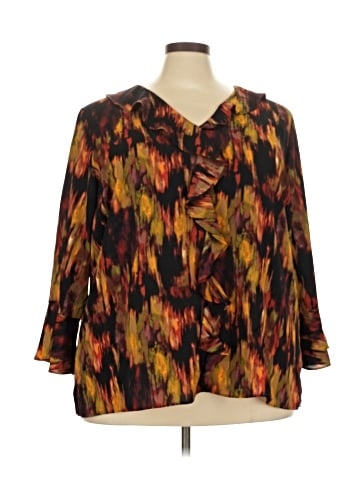 Investments 3/4 Sleeve Blouse (view 1)