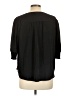 Joie 100% Polyester Black 3/4 Sleeve Blouse Size L - photo 2
