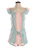 Island Company 100% Linen Stripes Pink Romper Size XS - photo 1