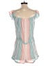 Island Company 100% Linen Stripes Pink Romper Size XS - photo 2