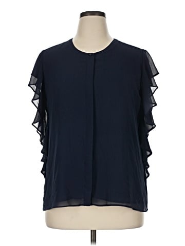 Roz & Ali Short Sleeve Blouse (view 1)