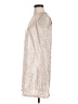 BUSBY 100% Polyester Metallic Silver Cocktail Dress Size 14 - photo 5