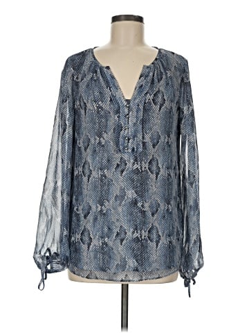 White House Black Market Long Sleeve Blouse (view 1)