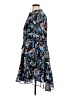 Unbranded 100% Polyester Floral Blue Casual Dress Size XL - photo 5
