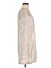 BUSBY 100% Polyester Metallic Silver Cocktail Dress Size 14 - photo 4