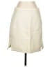 J.Crew 100% Wool Solid Ivory Wool Skirt Size 4 - photo 1