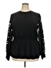 Maurices Black Long Sleeve Blouse Size XXL - photo 1