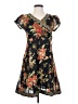 Unbranded Floral Black Casual Dress Size S (estimated) - photo 1