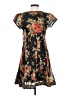 Unbranded Floral Black Casual Dress Size S (estimated) - photo 2