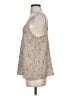 Socialite 100% Polyester Silver Sleeveless Top Size S - photo 5