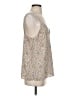 Socialite 100% Polyester Silver Sleeveless Top Size S - photo 4