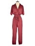 Urban Outfitters 100% Polyester Plaid Red Jumpsuit Size XS - photo 1