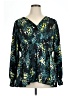 Torrid Teal 3/4 Sleeve Blouse Size 1X Plus (1) - photo 1