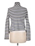 Lou & Grey for LOFT 100% Cotton Stripes Ivory Blazer Size M - photo 2
