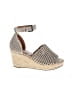 Very J 100% Suede Gray Wedges Size 7 - photo 1