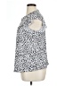 Indigo Rose Animal Print Silver Short Sleeve Blouse Size 1X - photo 5