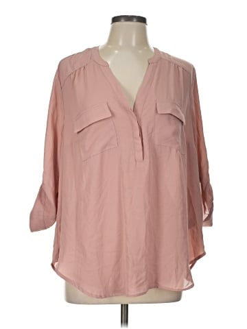 Torrid 3/4 Sleeve Blouse (view 1)