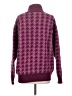 Eddie Bauer Houndstooth Purple Pullover Sweater Size S - photo 2
