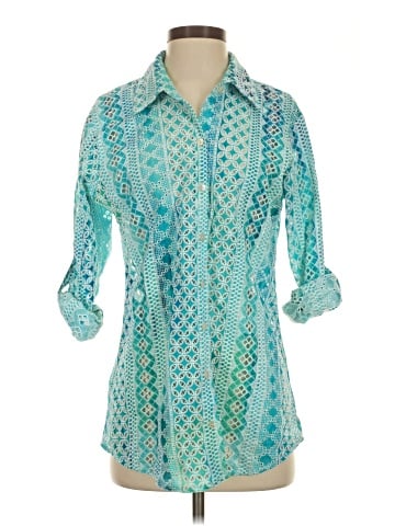 AP.NY 3/4 Sleeve Button-Down Shirt (view 1)