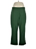 Jones & Co Solid Green Active Pants Size 1X - photo 1