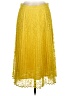 Ann Taylor 100% Polyester Yellow Formal Skirt Size 6 - photo 1