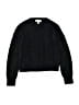 Crewcuts 100% Cashmere Solid Black Cashmere Pullover Sweater Size 6 - 7 - photo 1