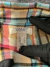 Lands' End Canvas 100% Cotton Plaid Tan Long Sleeve Button-Down Shirt Size 6 - photo 7