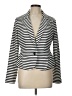 Elle Stripes White Blazer Size L - photo 1