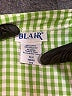 Blair Checkered-gingham Green Short Sleeve Blouse Size XL - photo 7