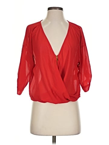 Bebe 3/4 Sleeve Blouse (view 1)