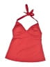 Title Nine Solid Red Swimsuit Top Size S - photo 1