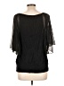 AB Studio Black 3/4 Sleeve Blouse Size L - photo 2