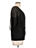 AB Studio Black 3/4 Sleeve Blouse Size L - photo 4