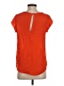 Joie 100% Silk Orange Short Sleeve Top Size XS - photo 2