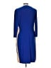 Kasper Color Block Blue Cocktail Dress Size 12 - photo 2
