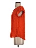 Joie 100% Silk Orange Short Sleeve Top Size XS - photo 5