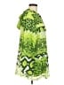 MULTIPLES 100% Polyester Print Green Windbreaker Size M - photo 4